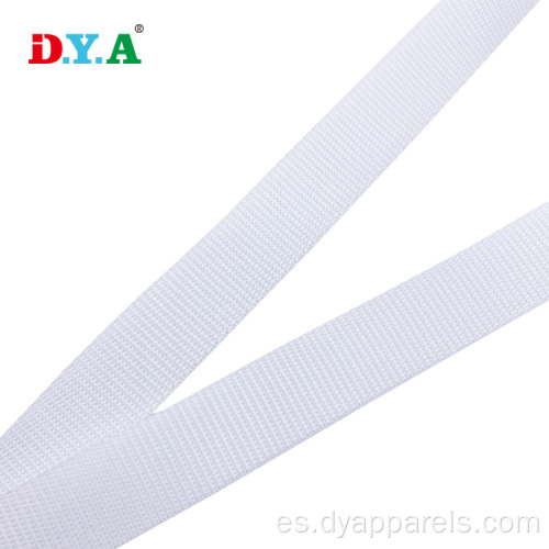 25 mm de 25 mm de White White Multi Color PP Webbing